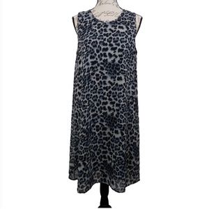Mimozzas | NWT Leopard Print Sleeveless Dress | Size L
